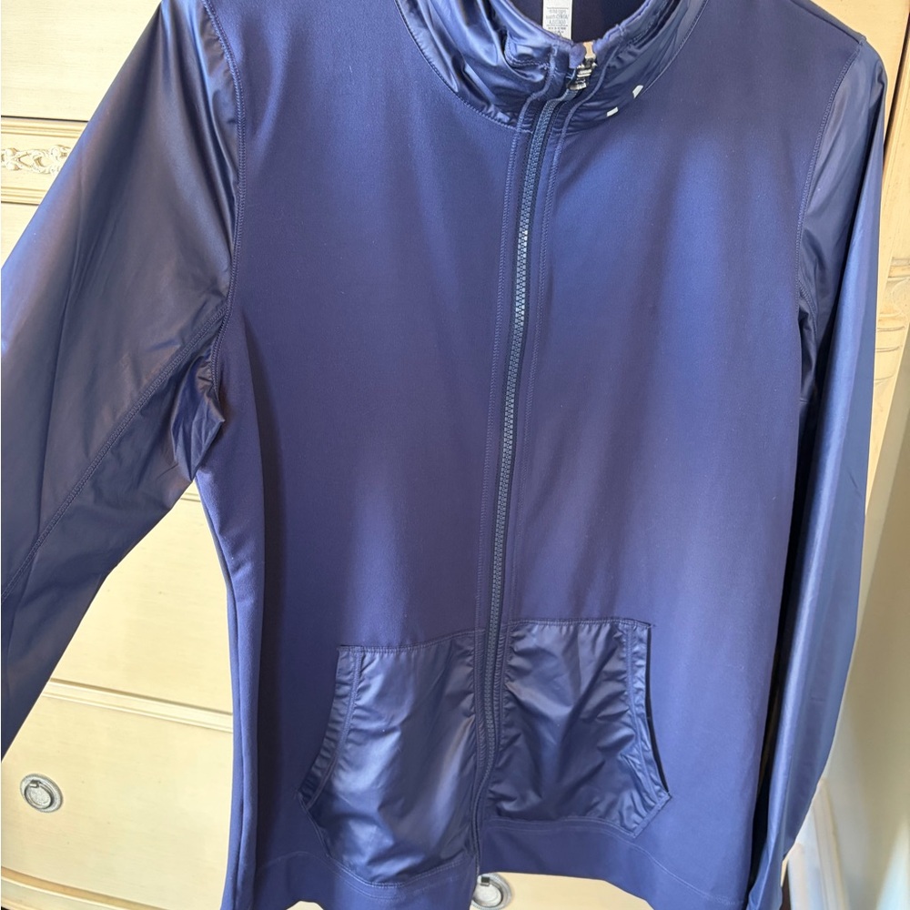 Under Armour Navy Blue Full-Zip Women's Jacket - Picture 2 of 6